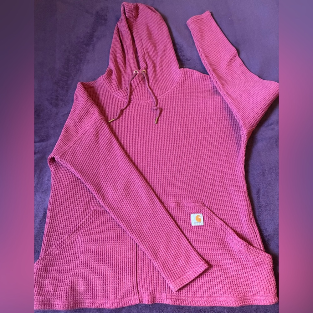 Carhartt Magenta Hooded Sweatshirt